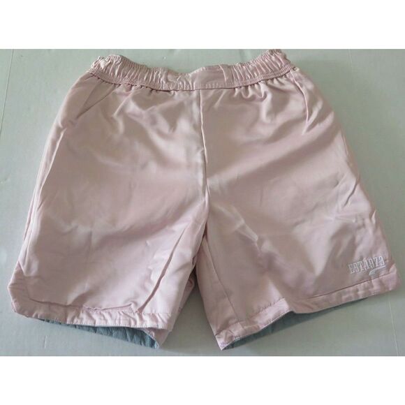 Puma TL62029 Men's Sz Small Gray/Pink Reversible Woven Padded Shorts $80+ - Picture 4 of 8
